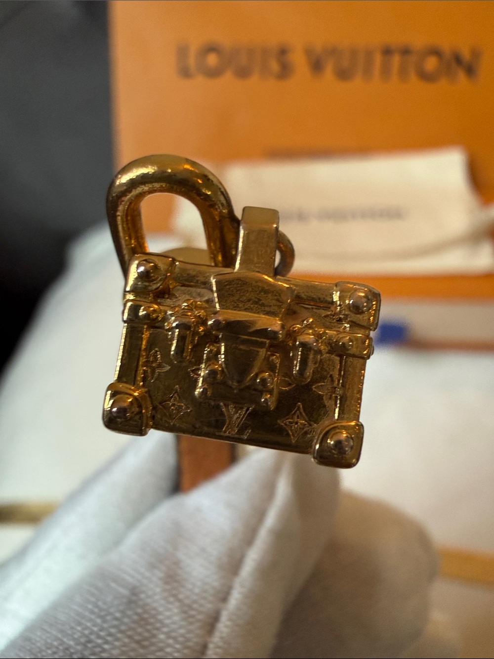 🔥Louis Vuitton Malle Charm Bracelet with Gold Hardware Retail 39+🔥 - Picture 15 of 15